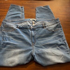 Woman’s plus size jeans size 24 from Charlotte Russe.
